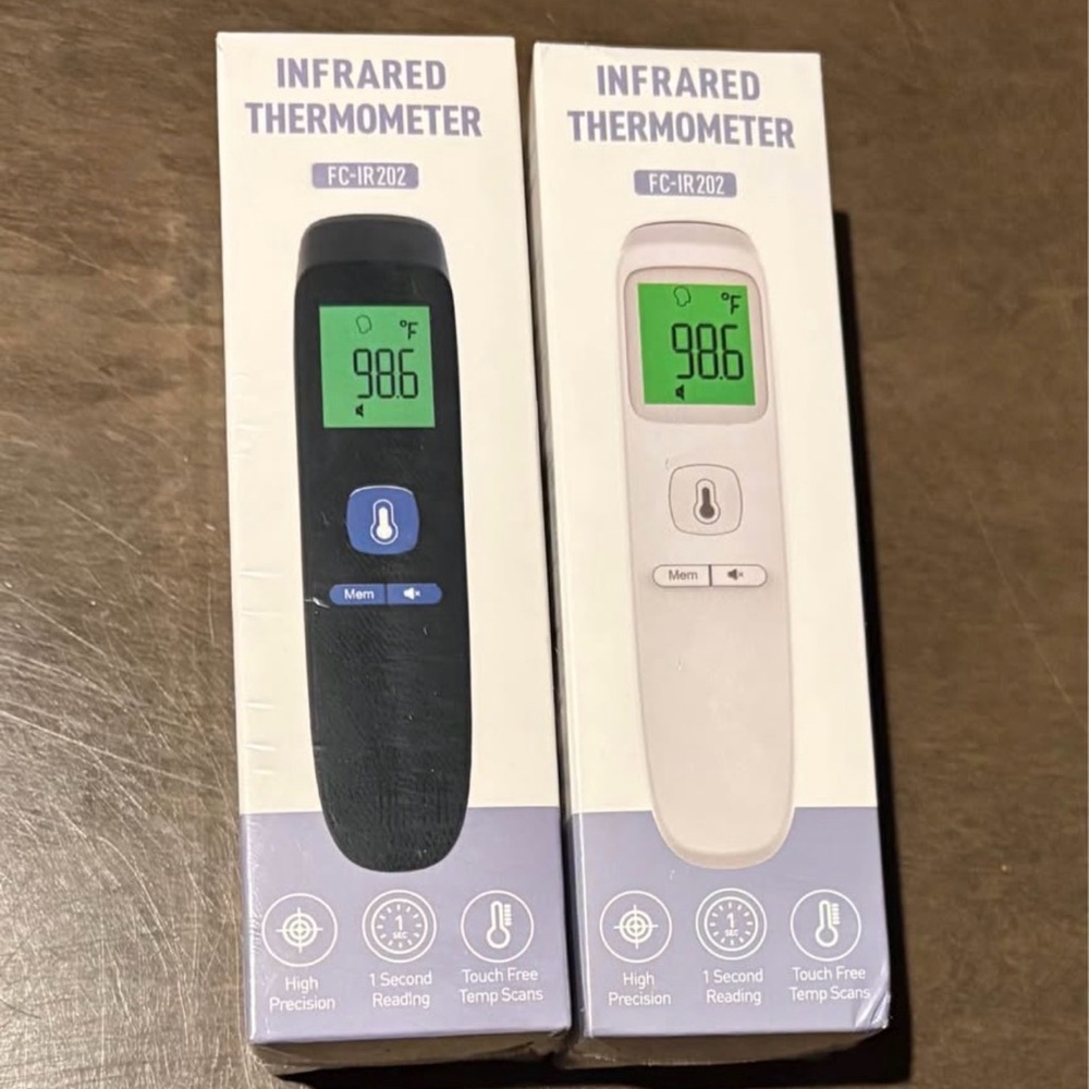 Source Unknown Infrared Thermometer - Black and White